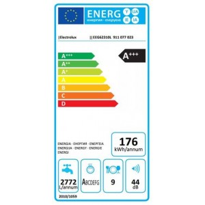 Electrolux EEG62310L Beépíthető keskeny mosogatógép