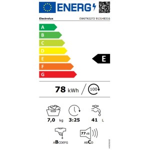 Electrolux EW6TN3272 felültöltős mosógép 