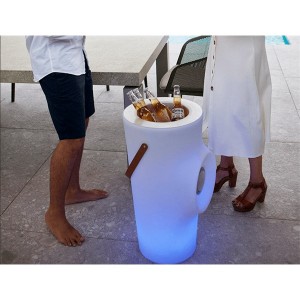 NGA Woody napelemes RGB LED álló italhűtő 