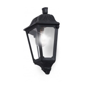 Fumagalli IESSE E27 fekete kültéri falilámpa 