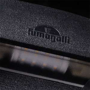 Fumagalli LORENZA 150 LED 4W 4K R7S fekete kültéri falilámpa 