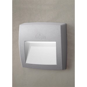 Fumagalli LORENZA 150 LED 4W 4K R7S szürke kültéri falilámpa 