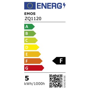 Emos ZQ1120 CLASSIC 6W E27 470 lumen meleg fehér LED kisgömb izzó 