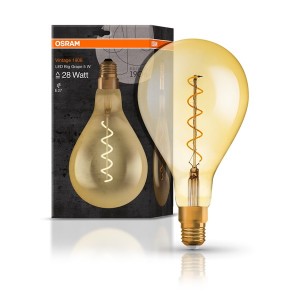Osram Vintage átlátszó üveg búra/5W/300lm/2000K/E27 LED körte izzó 
