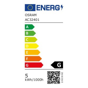 Osram Vintage átlátszó üveg búra/5W/300lm/2000K/E27 LED körte izzó 