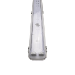 Iris Lighting JF6236 T8 LED fénycsőre előkészített por- és páramentes lámpatest IP65 120cm fém békazárral 