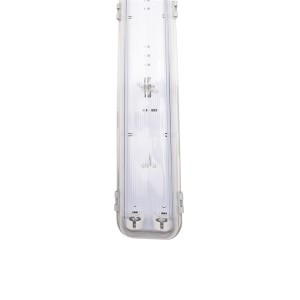 Iris Lighting JF6236 T8 LED fénycsőre előkészített por- és páramentes lámpatest IP65 120cm fém békazárral 
