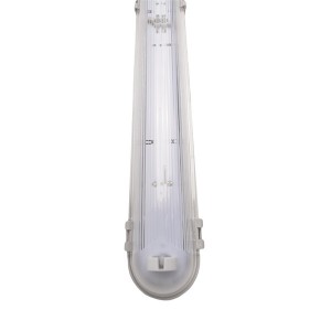 Iris Lighting JF258 T8 LED fénycsőre előkészített por- és páramentes lámpatest IP65 150cm fém békazárral 