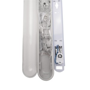 Iris Lighting JF258 T8 LED fénycsőre előkészített por- és páramentes lámpatest IP65 150cm fém békazárral 