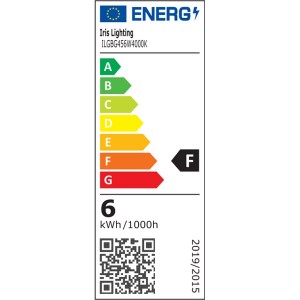 Iris Lighting Global Bulb E27 G45 6W/4000K/540lm LED fényforrás 