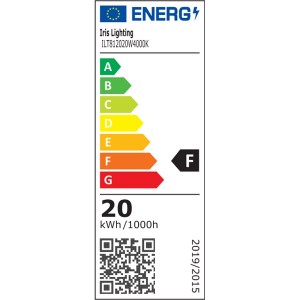 Iris Lighting T8 120 20W/4000K/2000lm G13 üveg 120 cm LED fénycső 