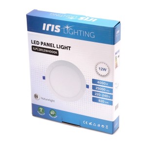 Iris Lighting PLSR-12W 12W/820lm/4000K álmennyezeti kör alakú LED panel 