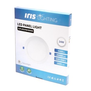 Iris Lighting PLSR-24W 24W/1920lm/4000K álmennyezeti kör alakú LED panel 