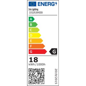 Iris Lighting PLSUR-18W 18/1440lm/4000K mennyezeti kör alakú LED panel 