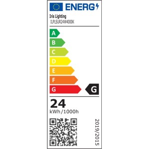 Iris Lighting PLSUR-24W 24W/1920lm/4000K mennyezeti kör alakú LED panel 
