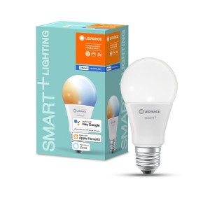 Ledvance Smart+ Bluetooth vezérlésű 9W állítható színhőmérsékletű E27, dimmelhető körte alakú LED fényforrás 