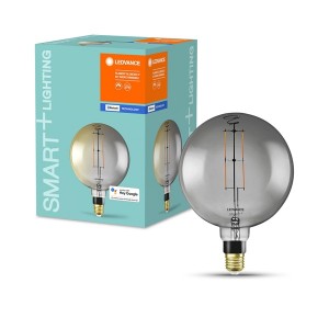 Ledvance Smart+ Bluetooth vezérlésű 6W 2700K E27, dimmelhető nagygömb alakú filament LED fényforrás 