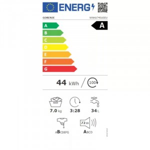 Gorenje WNHA74SASEU Elöltöltős keskeny mosógép