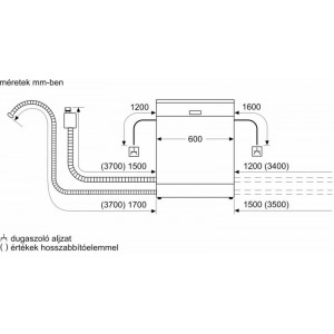 Bosch SMS4EMI06E Szabadonálló mosogatógép