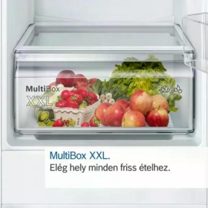 Bosch KIN96NSE0 Beépíthető Alulfagyasztós hűtőszekrény, bútorlap nélkül