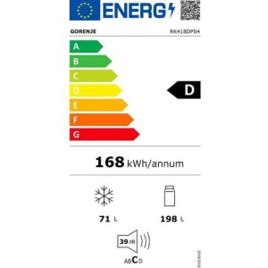 Gorenje RK418DPS4 Alulfagyasztós hűtőszekrény