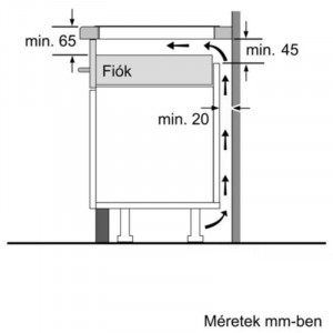 Bosch PVS631HB1E Beépíthető Indukciós főzőlap Keret nélküli