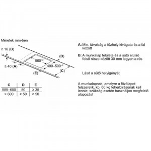 Bosch PUE611HC1E Beépíthető Indukciós főzőlap Keret nélküli