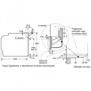 Bosch HSG7364B1 Beépíthető gőzsütő 21 funkcióval