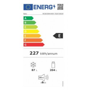 Beko RCSA300K40SN Alulfagyasztós hűtőszekrény