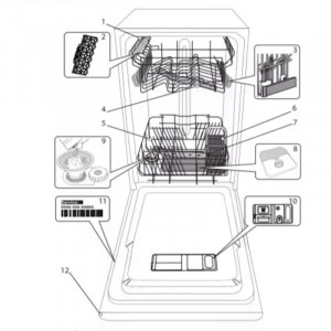 Whirlpool WSIC 3M27 C beépíthető mosogatógép