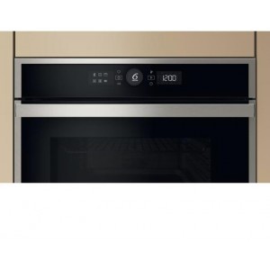 Whirlpool WOI4S8HM1SXA inox-fekete, beépíthető, sütőtér: 73 liter,grill, légkeverés sütő