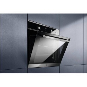 ELECTROLUX EOD5F70BX Beépíthető gőz sütő, SteamBake sütő, érintőkapcsoló, aqua clean + katalitikus hátfal, 65l, teleszkópos sütősín