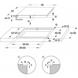 Hisense HI6443SRWF Beépíthető indukciós főzőlap
