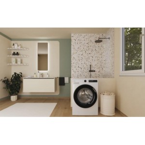 CANDY BR 48SBL6-S Elöltöltős mosógép 8 kg, WIFI, mix power system, fehér, inverter, 16 program
