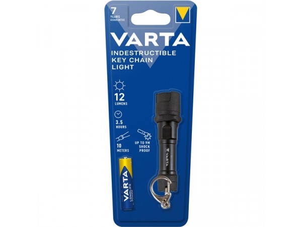 Varta 16701101421 INDESTRUCTIBLE Key Chain kulcstartós kislámpa 