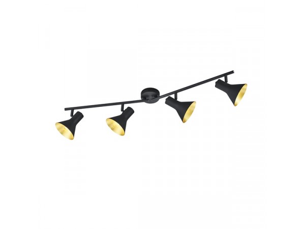 TRIO R80164002 Nina 40W E14 fekete spot lámpatest 