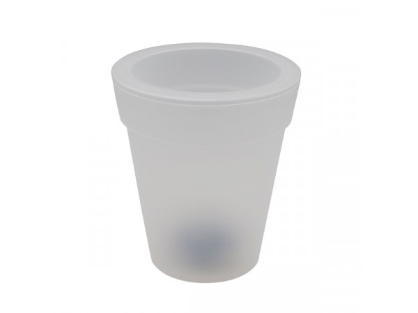 IRIS DL-014SB-SS-4LED világító cserép, szolár LED dekorációs fény 