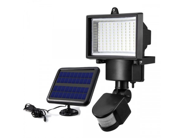 IRIS MSL-015SBW-100LED napelemes mozgásérzékelő reflektor 