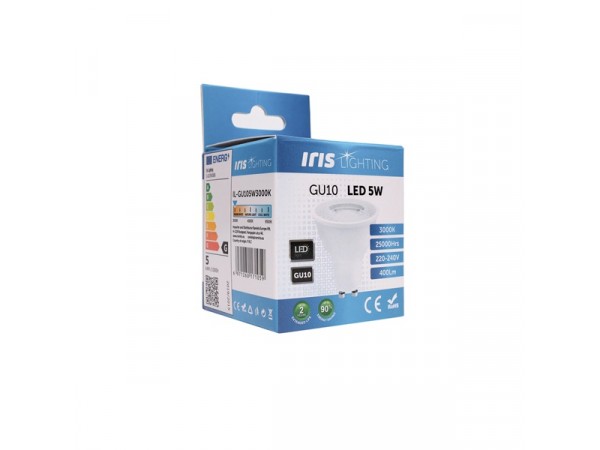 Iris Lighting GU10 5W 400lm 3000K LED fényforrás 