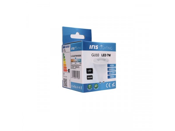 Iris Lighting GU10 7W 560lm 4000K LED fényforrás 