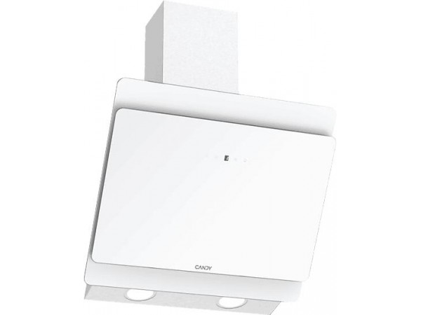 CANDY CDG6CBP8W Beépíthető dekor páraelszívó 60cm, A++, fehér üveg, 489 m3/h