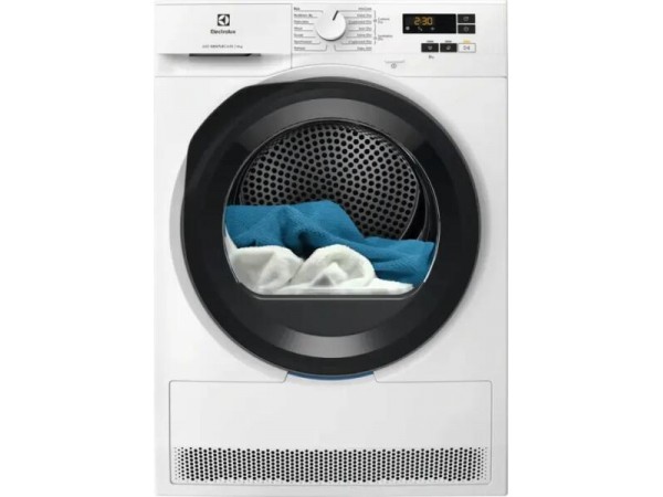 ELECTROLUX EW6D19CBE Hőszivattyús szárítógép 9kg, inverter, EcoFlow Filter, sötétszürke ajtó